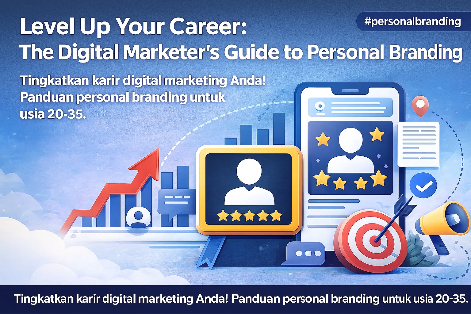 Level Up Your Career:  The Digital Marketer's Guide to Personal Branding (Ages 20-35)