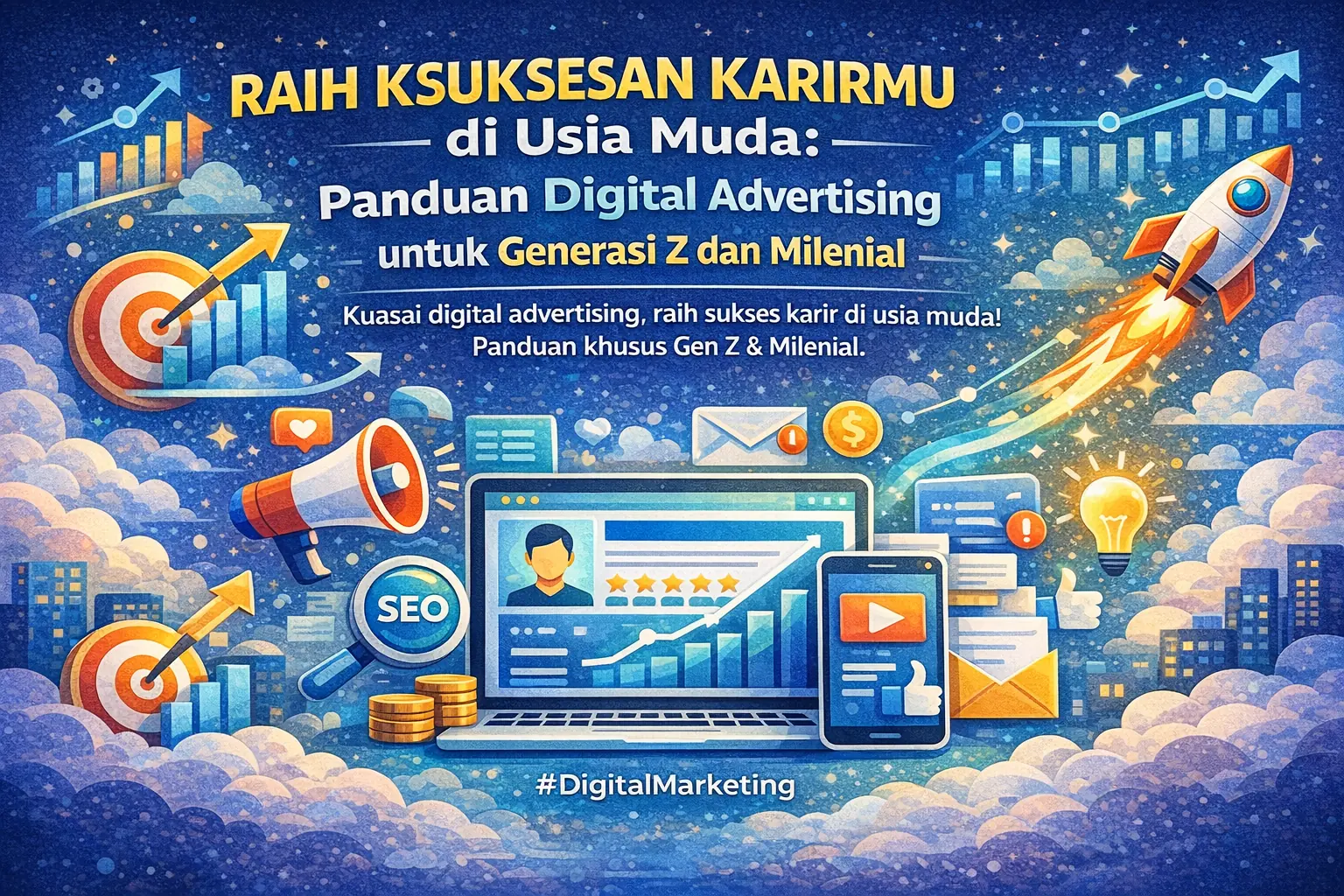 **Raih Kesuksesan Karirmu di Usia Muda: Panduan Digital Advertising untuk Generasi Z dan Milenial**