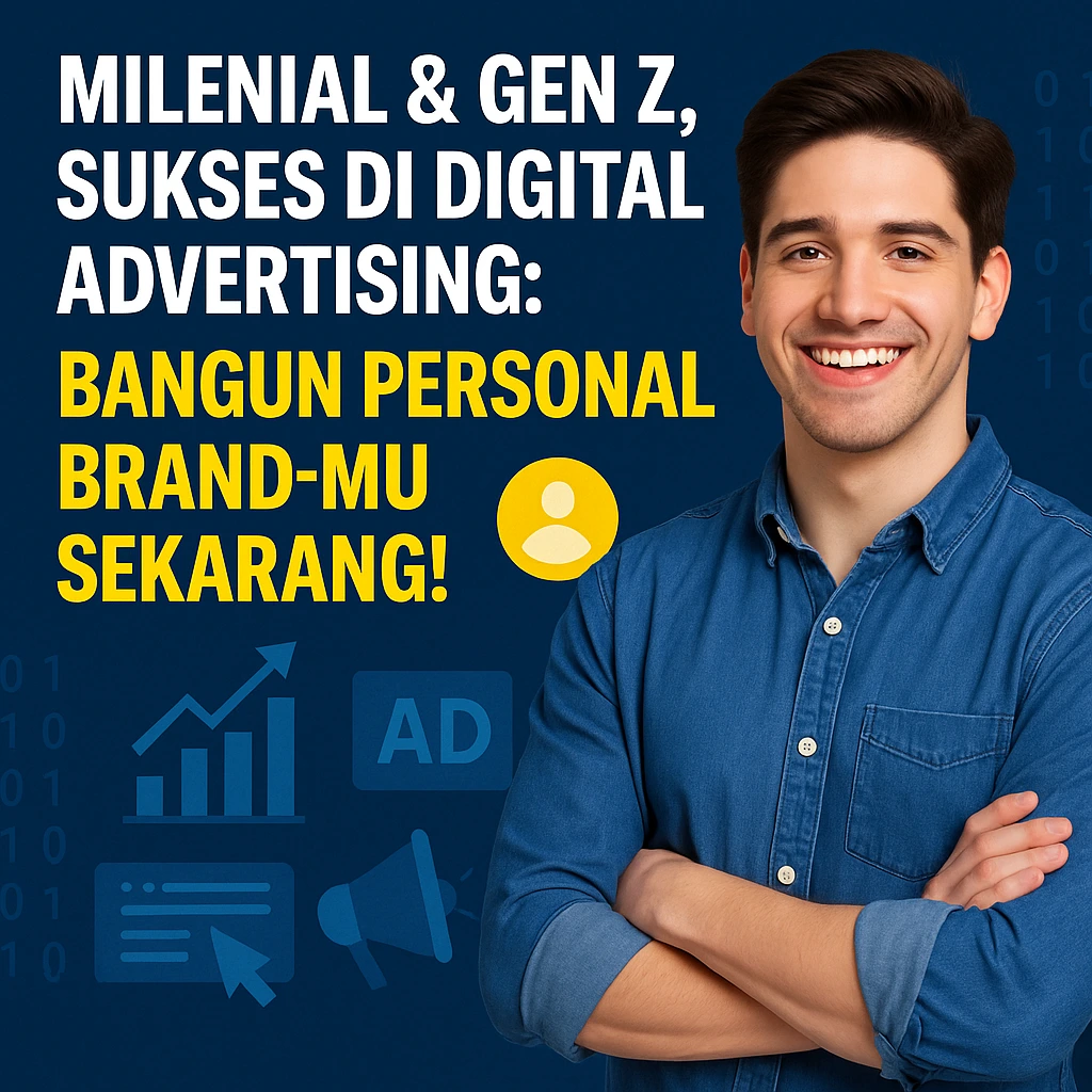Berikut judul artikel untuk website personal branding Anda sebagai digital advertising yang menargetkan audiens usia 20-35 tahun:

**Milenial & Gen Z, Sukses di Digital Advertising:  Bangun Personal Brand-mu Sekarang!**