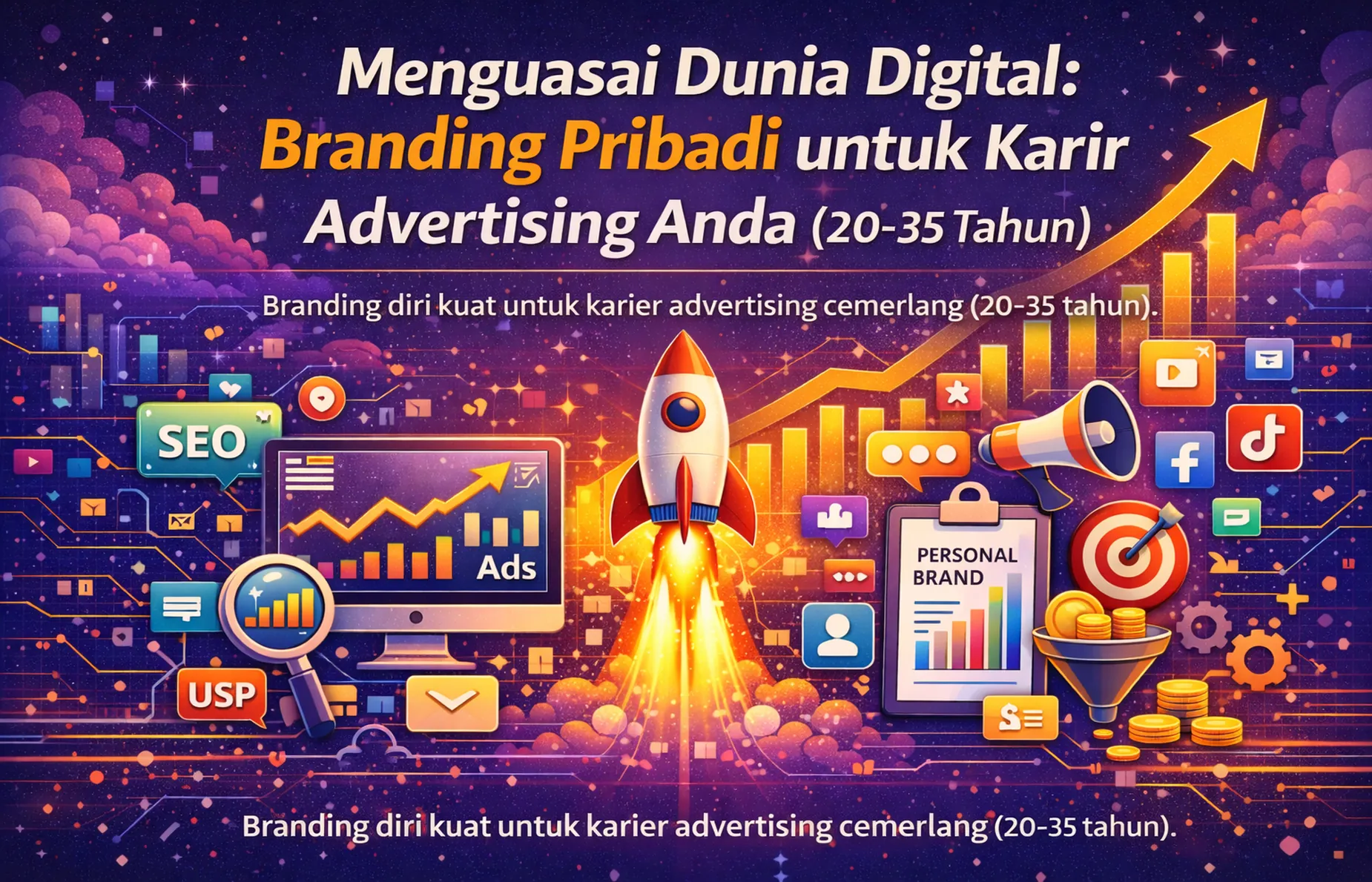 Menguasai Dunia Digital:  Branding Pribadi untuk Karir Advertising Anda (20-35 Tahun)