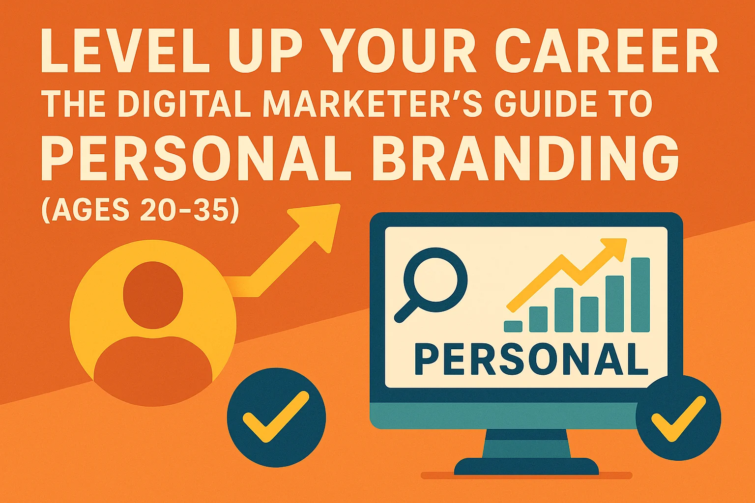 Level Up Your Career:  The Digital Marketer's Guide to Personal Branding (Ages 20-35)